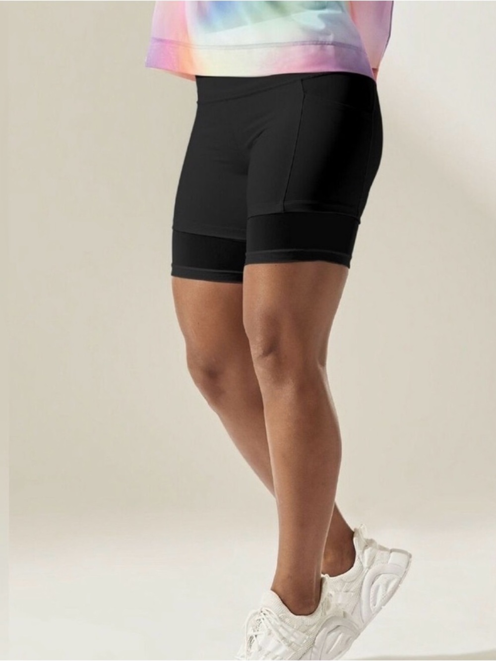 Black Women's Athleta Biker Shorts